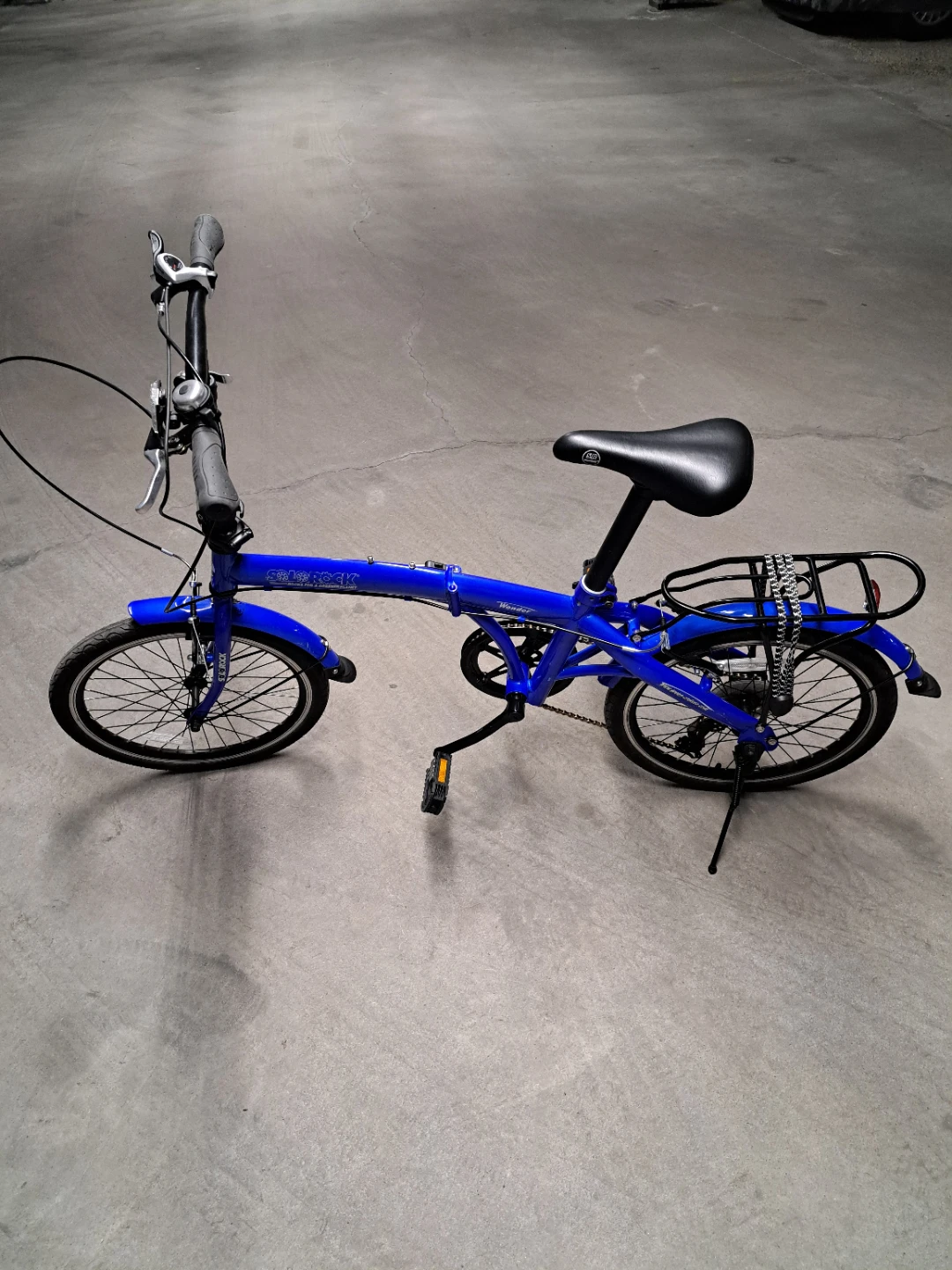 Solorock Wonder Folding Bicycle - Blue