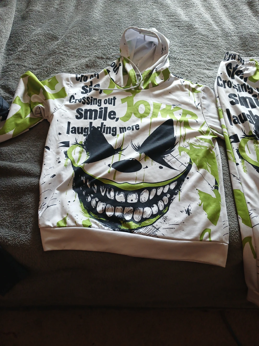 Graphic Hoodie and Pants Set - photo 3