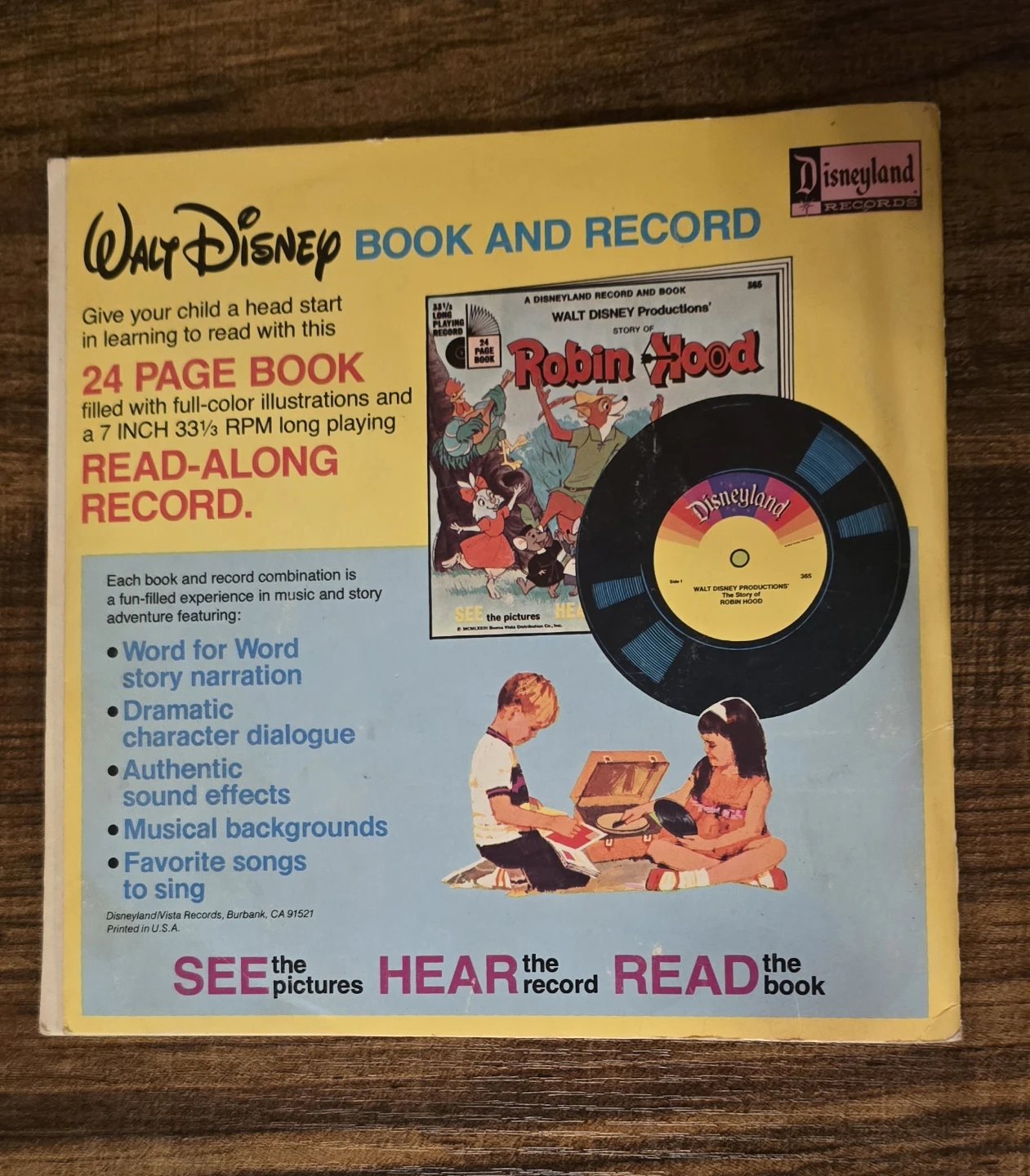 Mickey's Christmas Carol Book and Record Set - photo 2