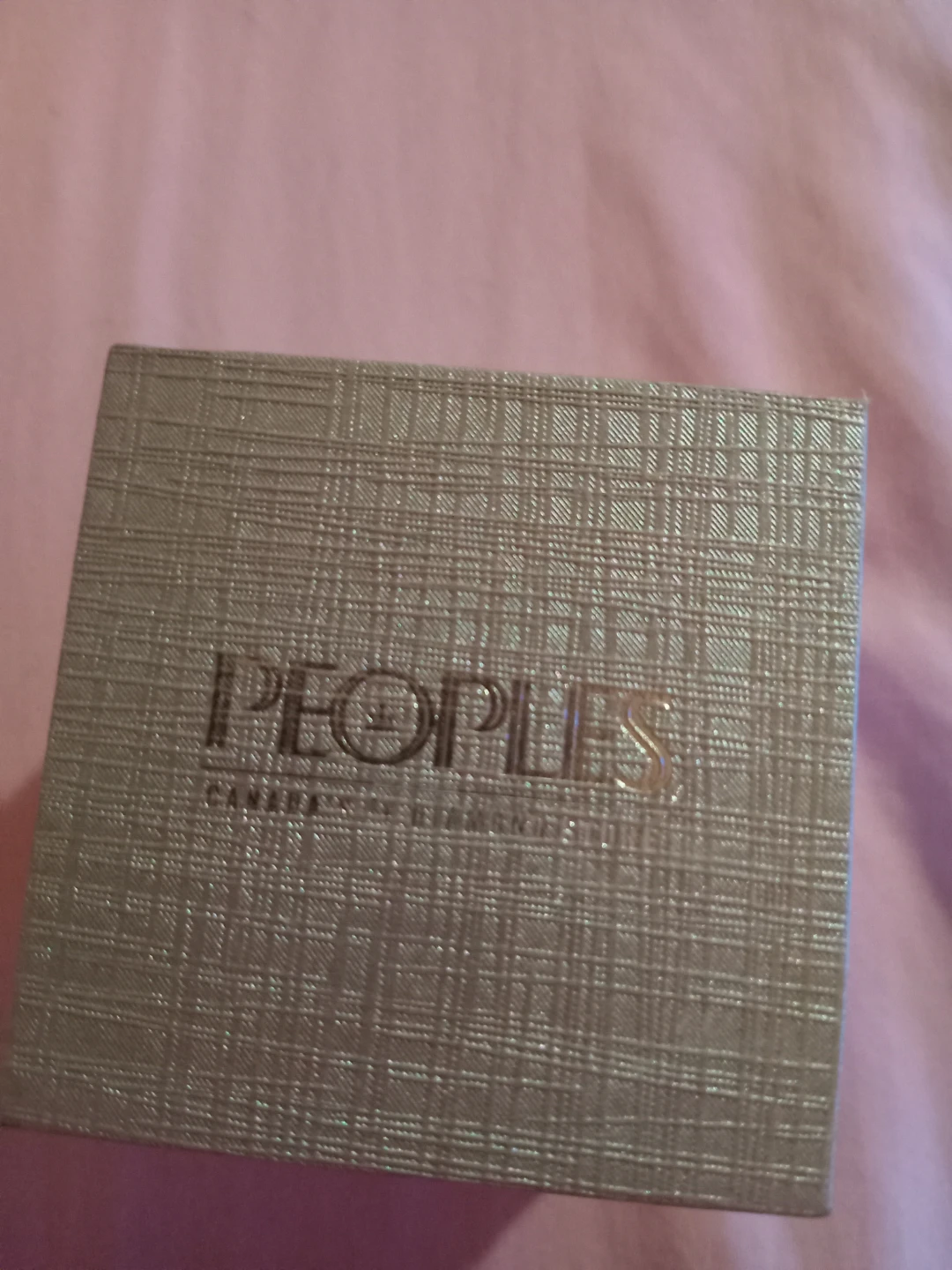 Peoples Jewellers Ring Box