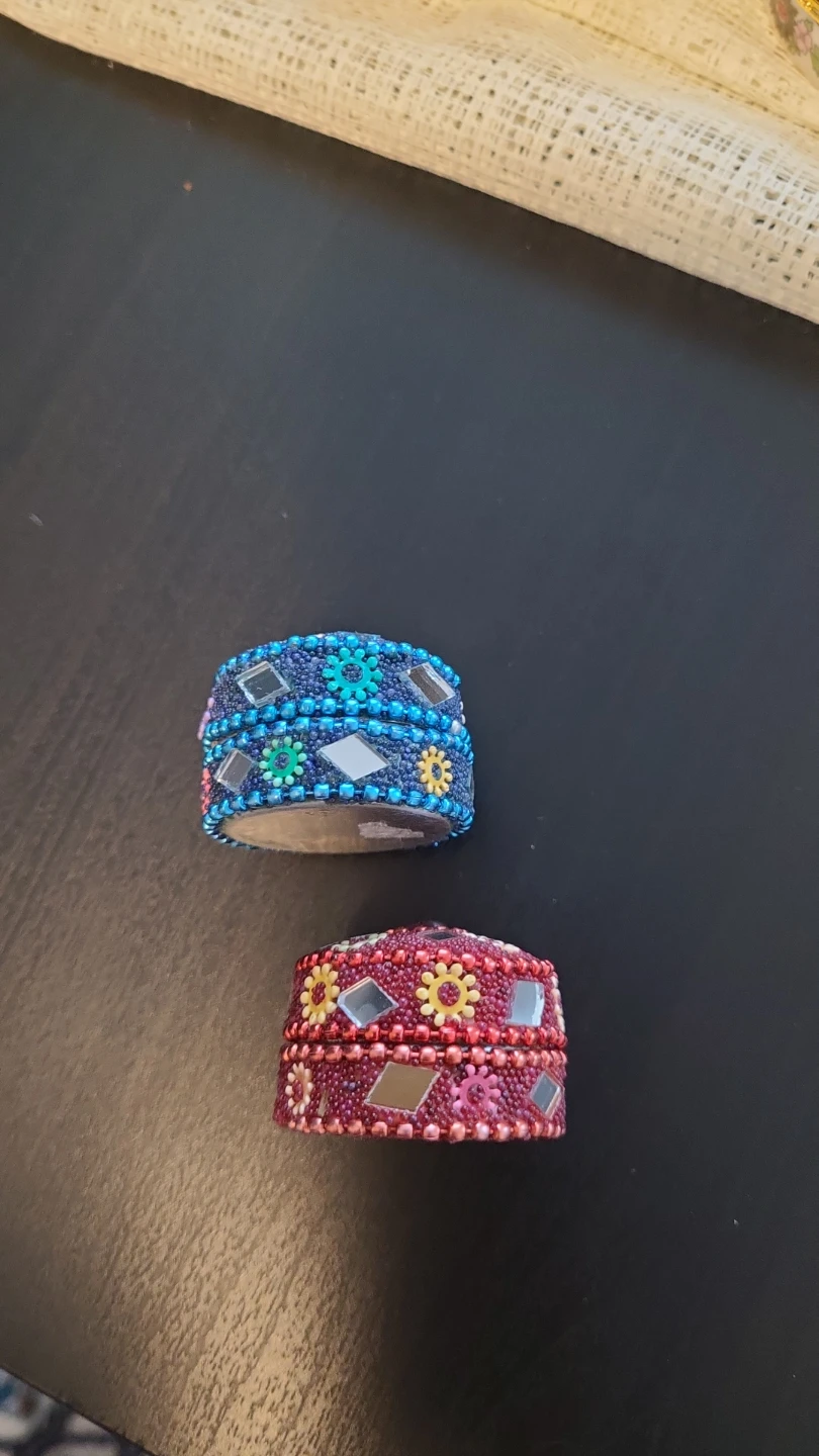 NEW Set of 2 Decorative Trinket Boxes - photo 2