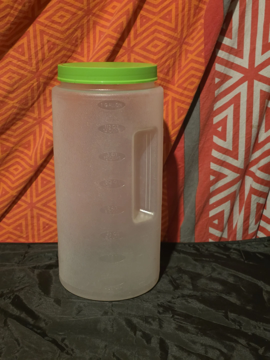 Plastic Jar with Green Lid - photo 3