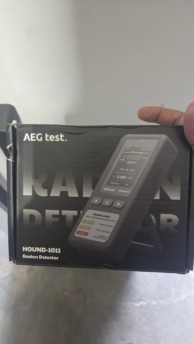 AEG test. HOUND-1011 Radon Detector rechargeable - photo 3