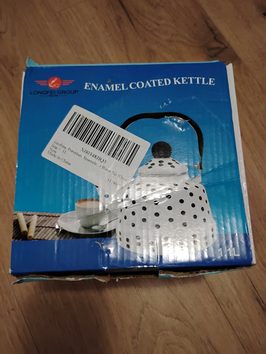 LONGFEI GROUP Enamel Coated Kettle - 1.1L