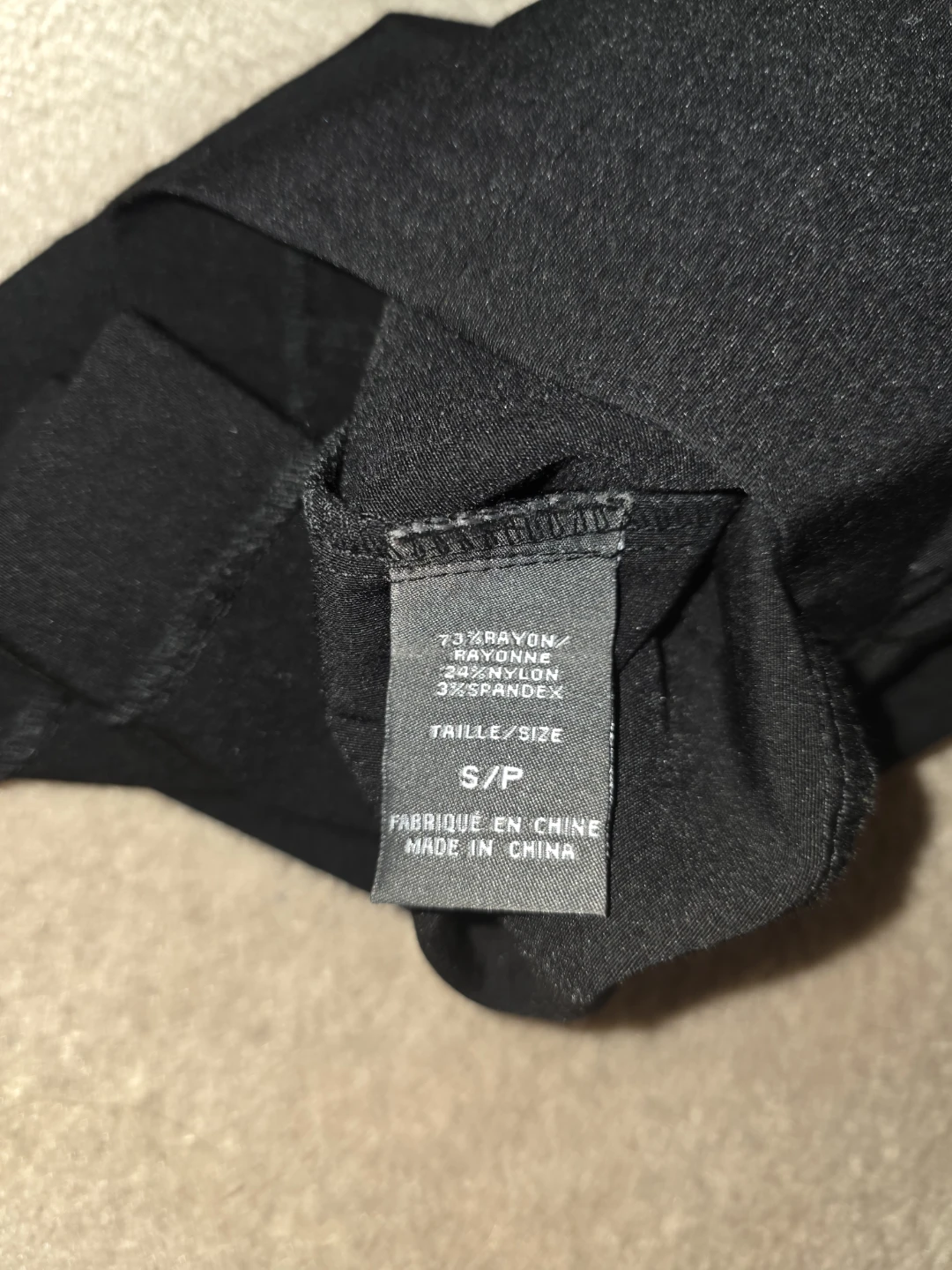 Black Cap Sleeve Dress Size S/P Suzy shier - photo 2