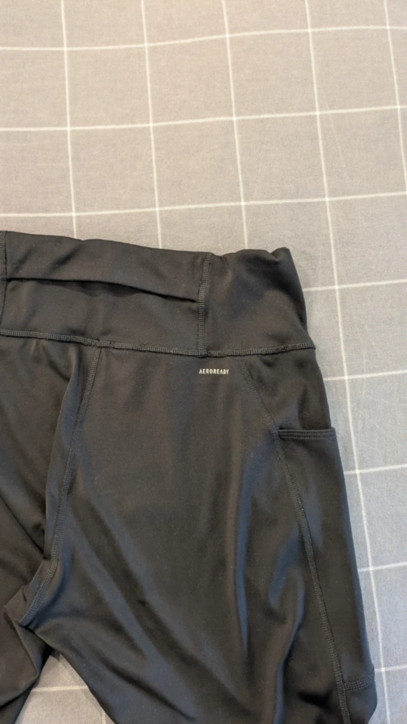 Adidas AEROREADY Black Running Tights - Size M - photo 3