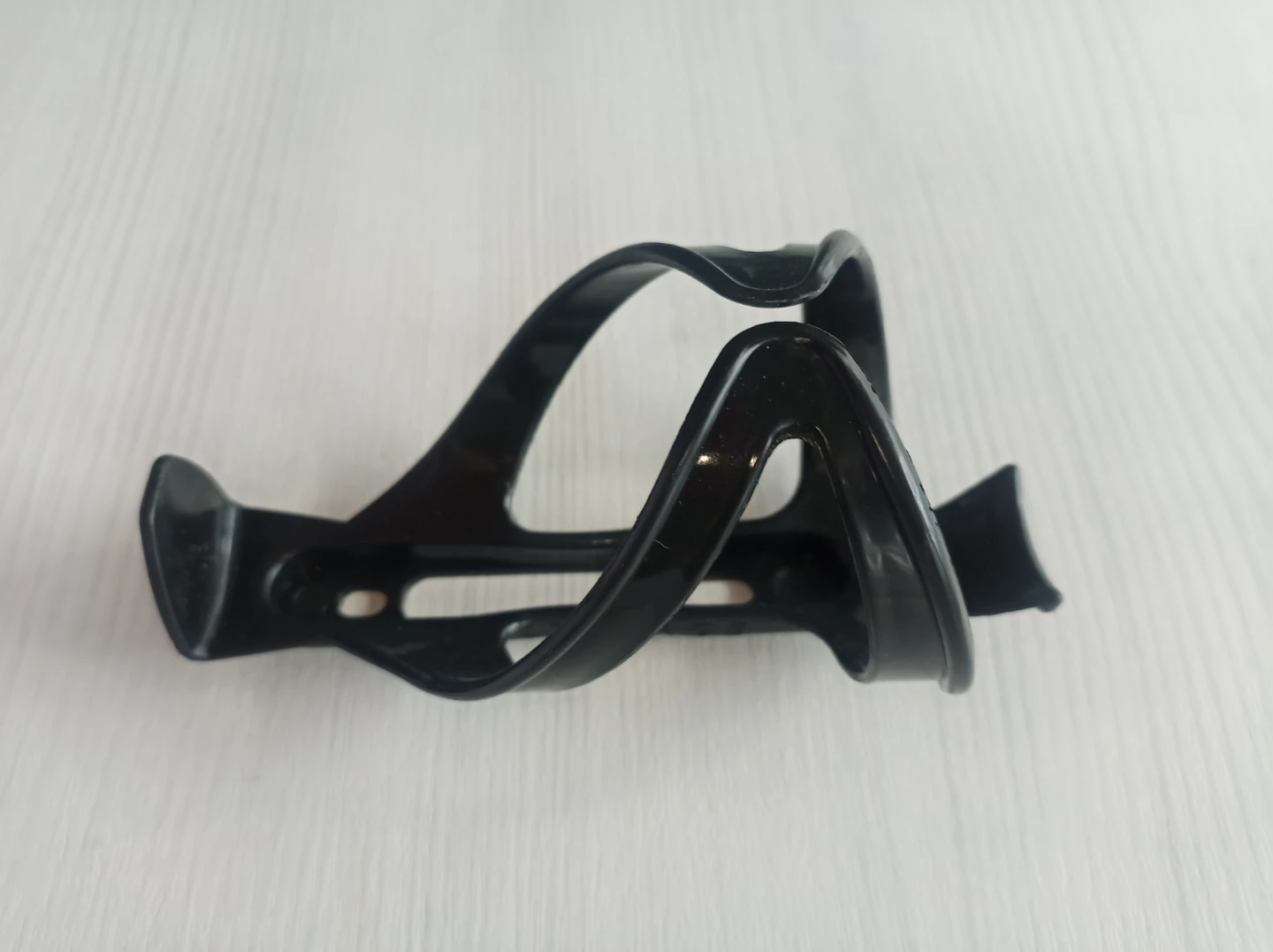 Black Plastic Bicycle Water Bottle Cage - photo 2