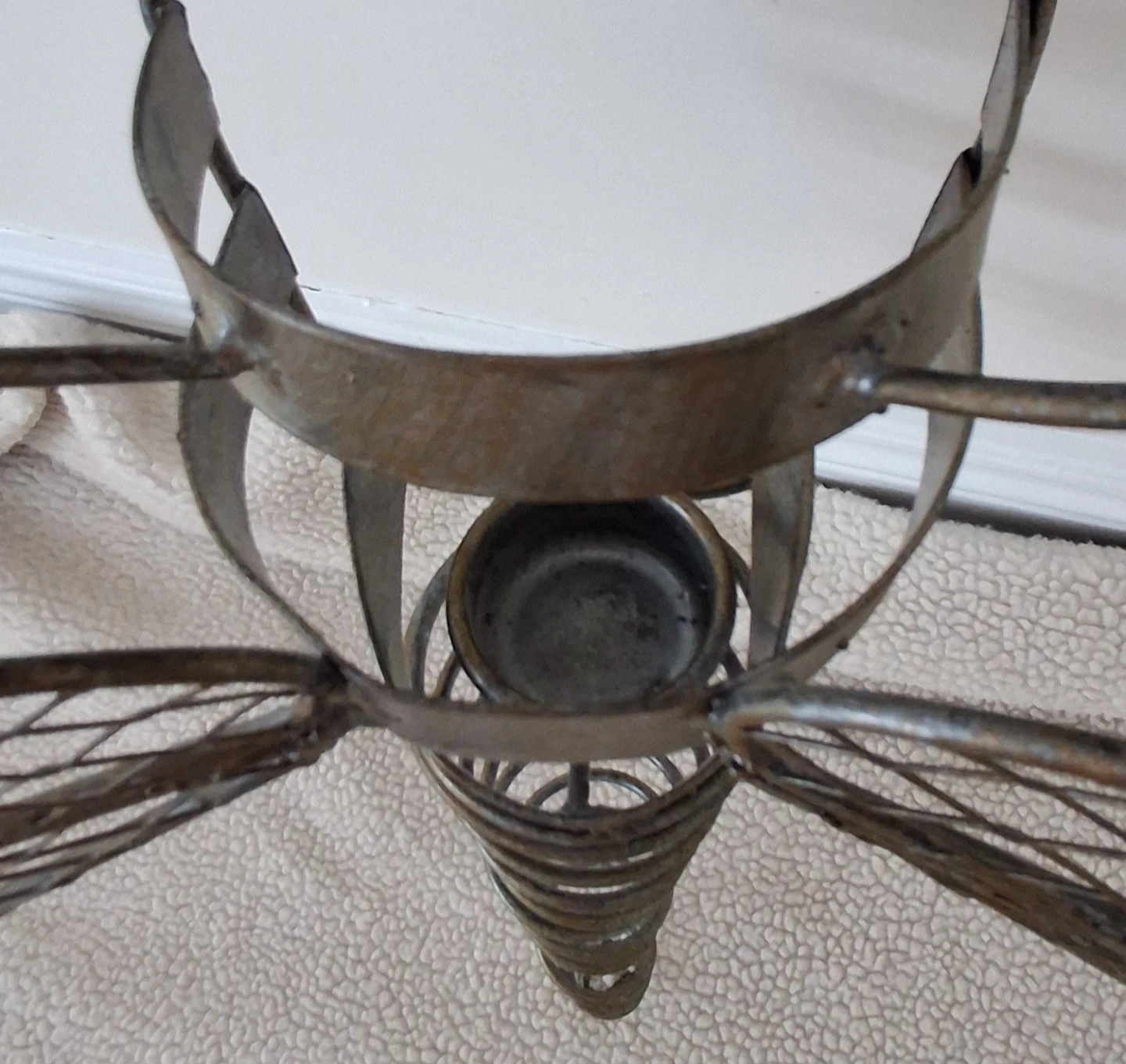 Metal Wire Dragonfly Candle Holder - photo 2