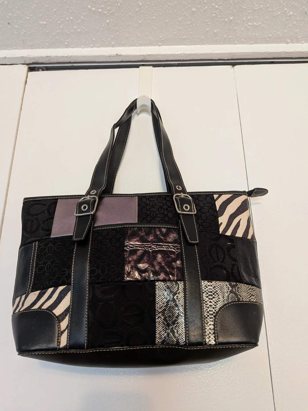 Patchwork tote bag