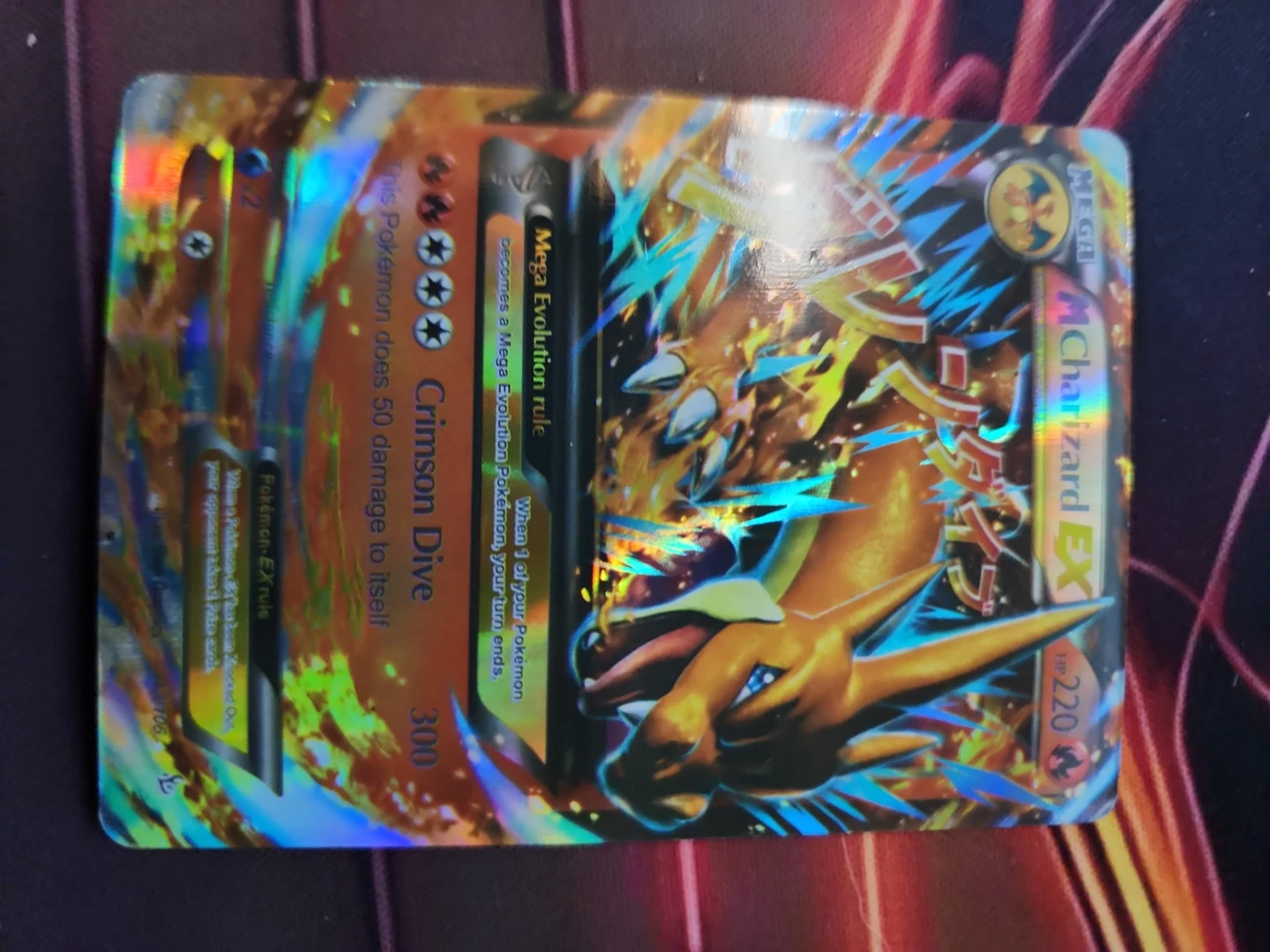 Pokémon TCG Mega Charizard EX Card