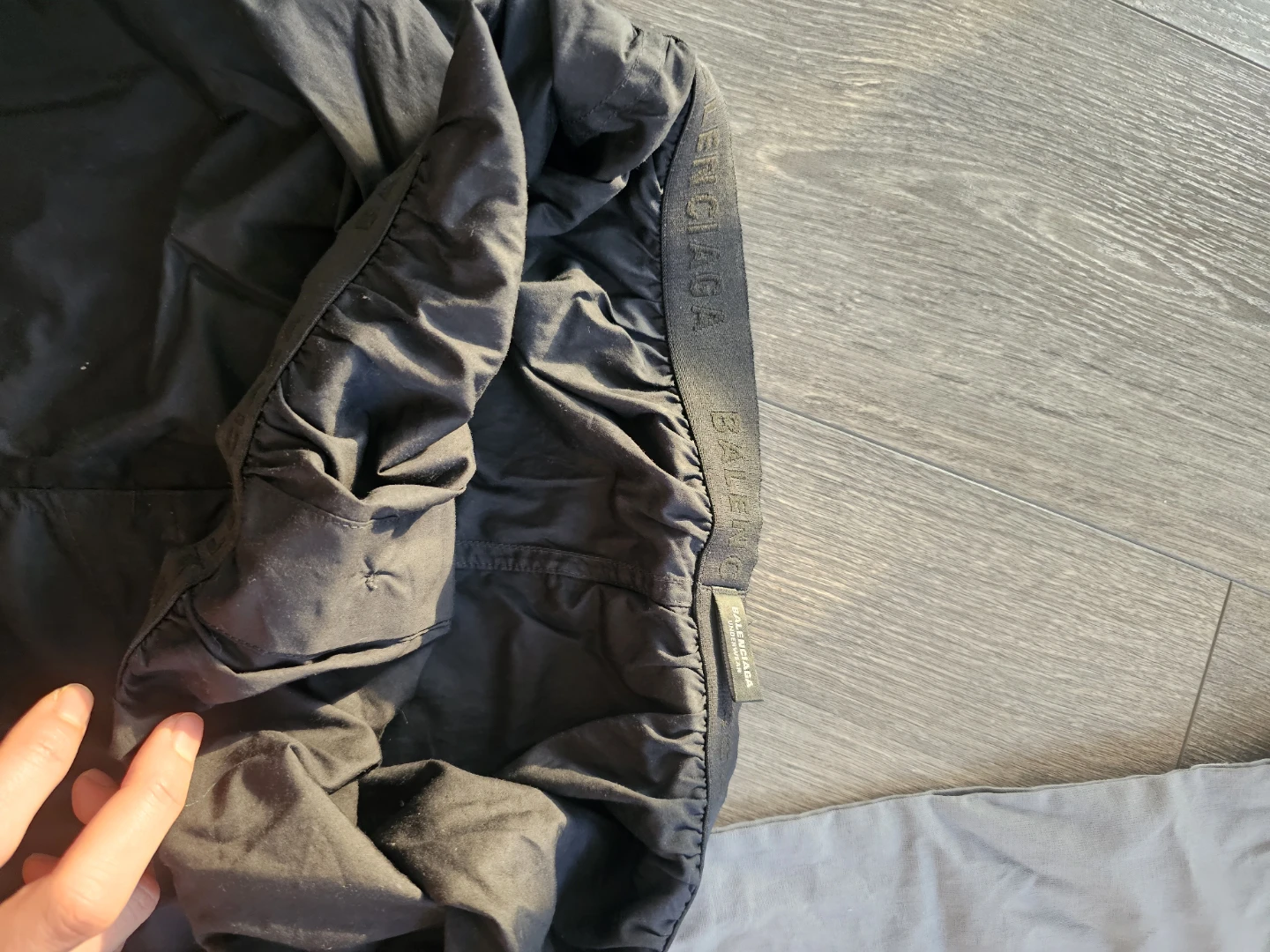 Balenciaga Women's A-Line Boxer Shorts in Black - photo 4