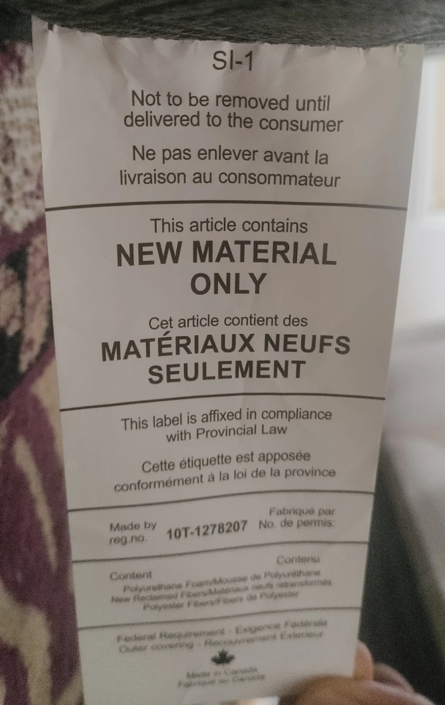 6" Queen Bamboo Mattress for sale - Briefly used - photo 2