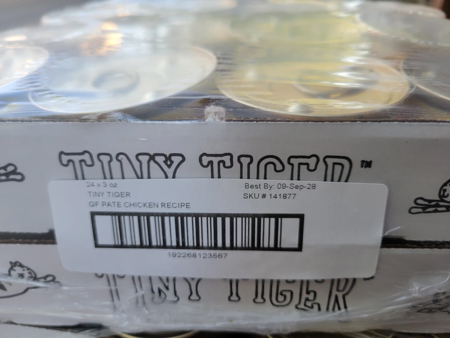 Tiny Tiger Chicken Recipe Pate Cat Food - 3 oz can - photo 2