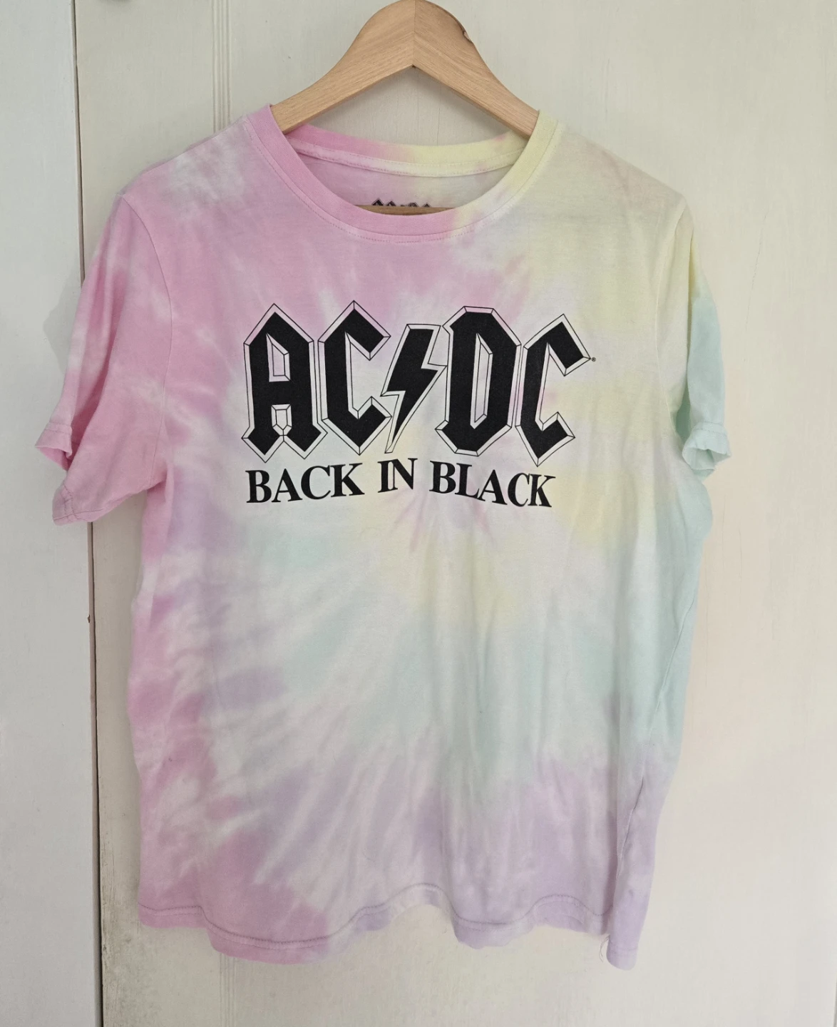 AC/DC Back in Black Tie Dye T-Shirt