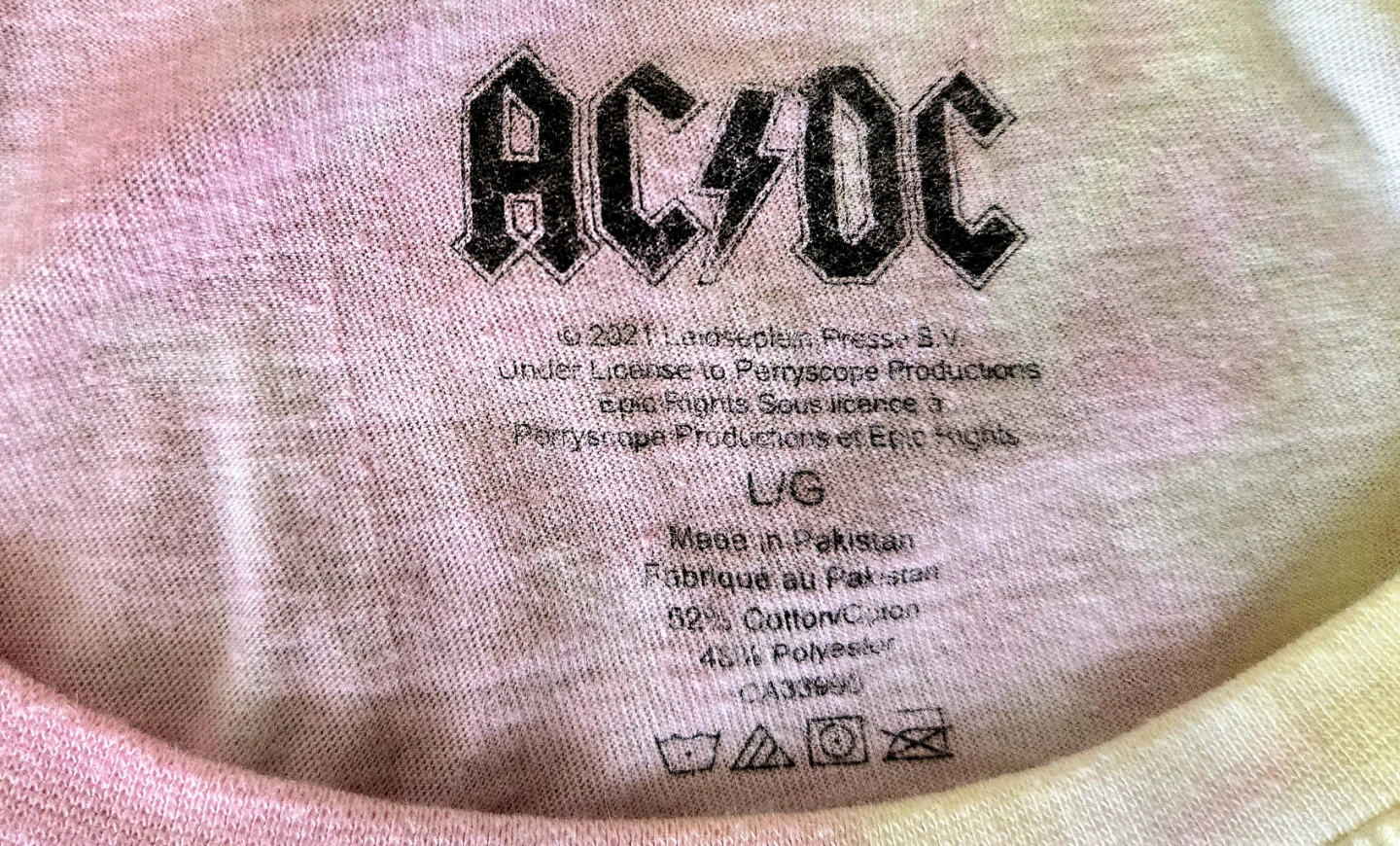 AC/DC Back in Black Tie Dye T-Shirt - photo 3
