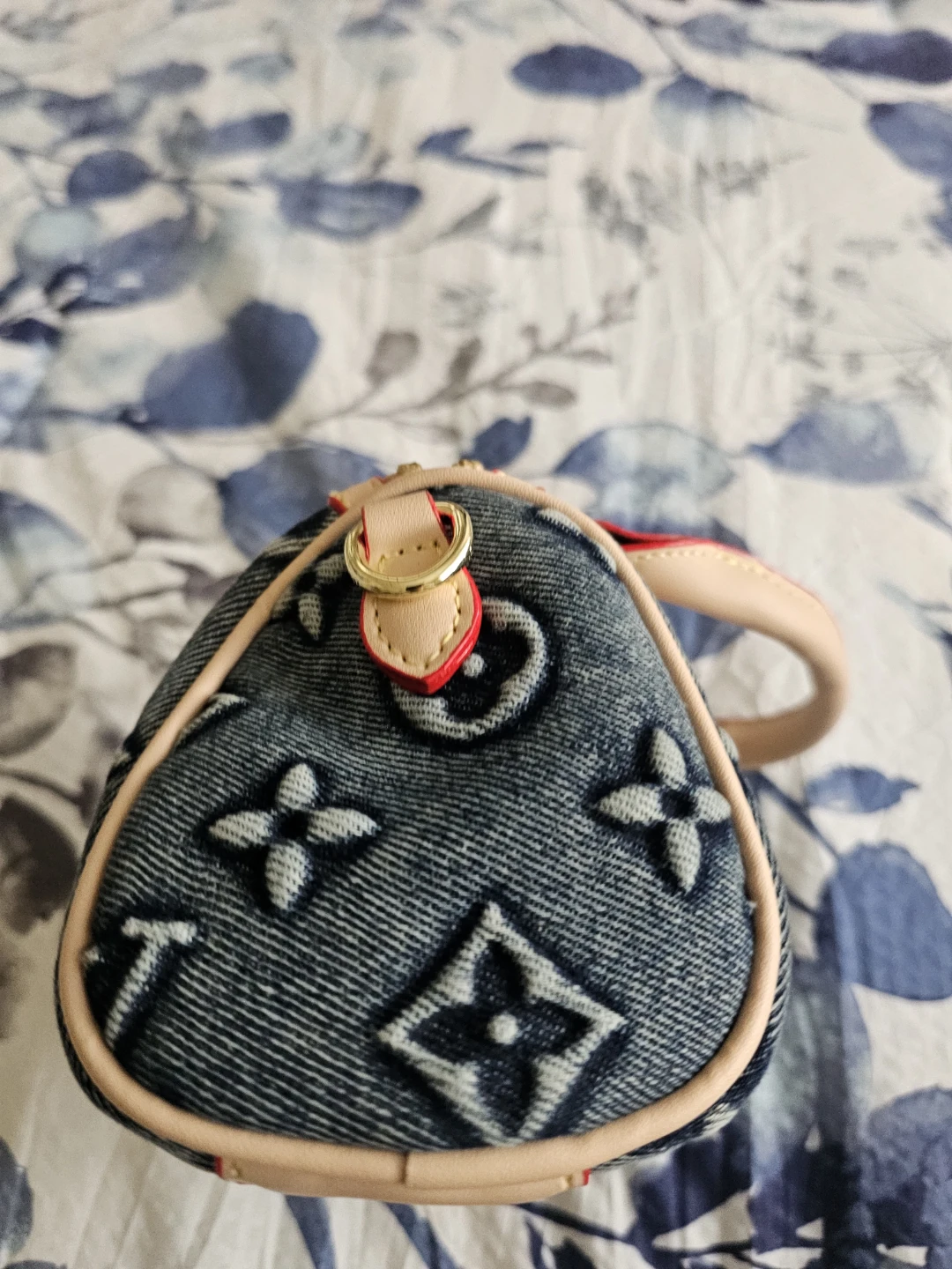 Louis Vuitton Denim Monogram Speedy Mini Bag - photo 3