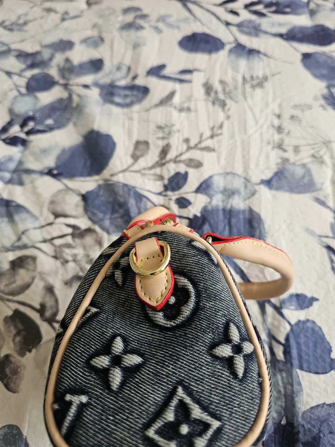 Louis Vuitton Denim Monogram Speedy Mini Bag - photo 5