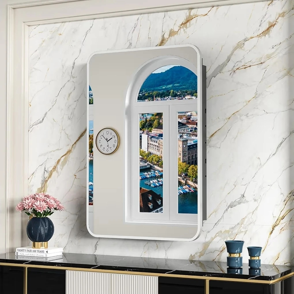Wall Mount Medicine Cabinet with Mirror