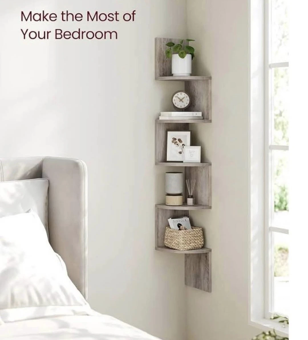 VASAGLE 5-Tier Corner Shelf - photo 2