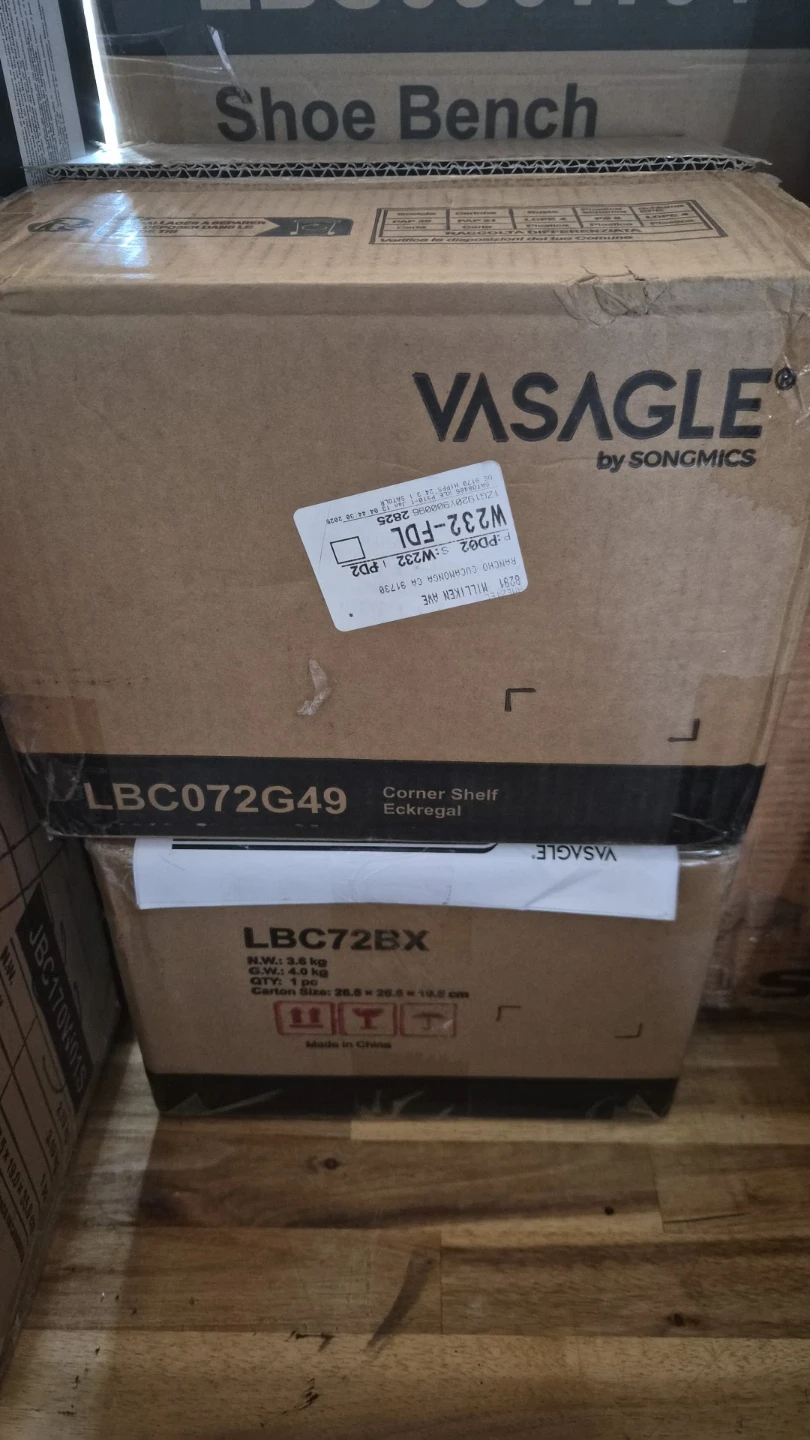 VASAGLE 5-Tier Corner Shelf - photo 4