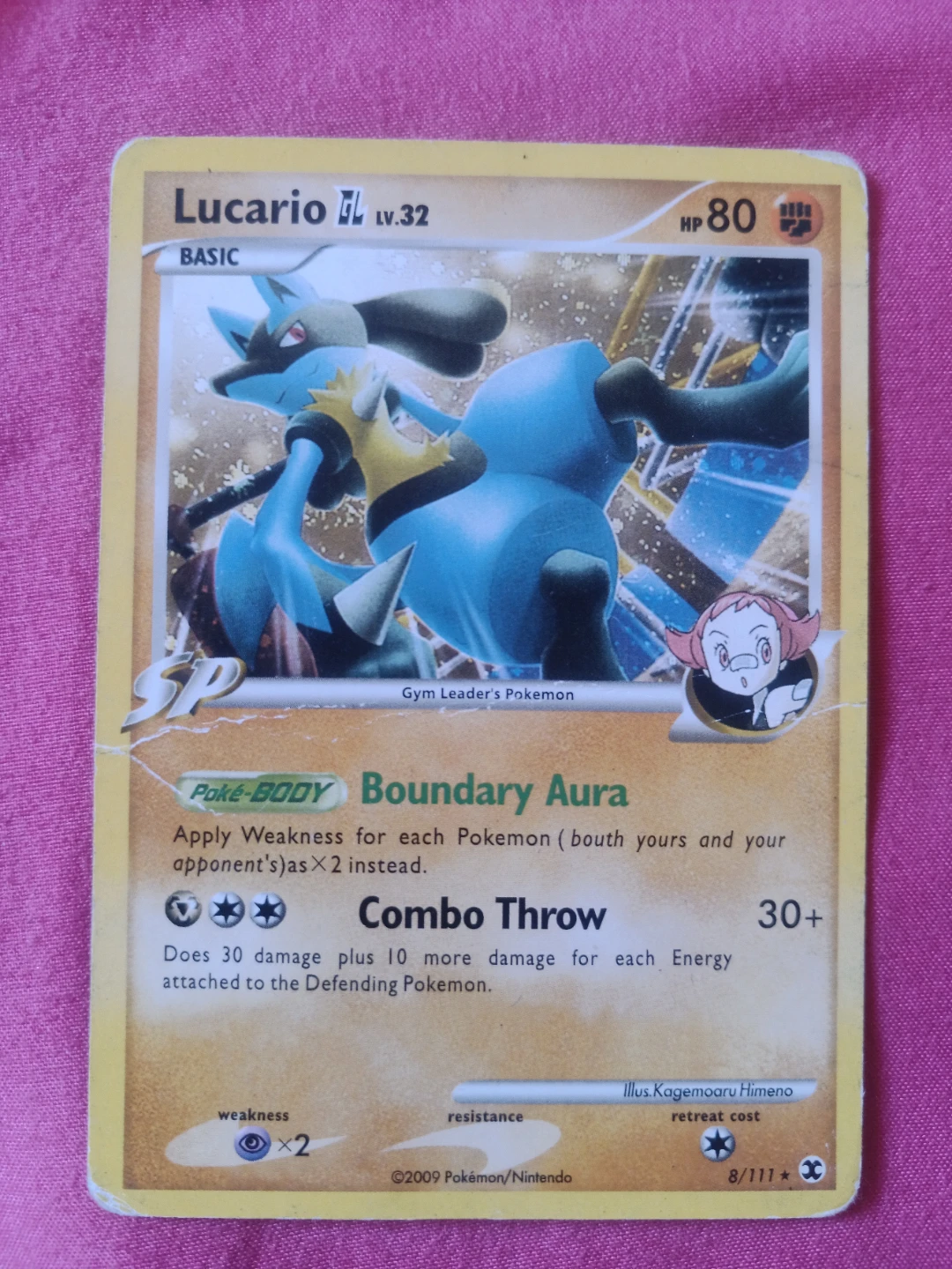 Pokemon Lucario LV.32 Trading Card - photo 2