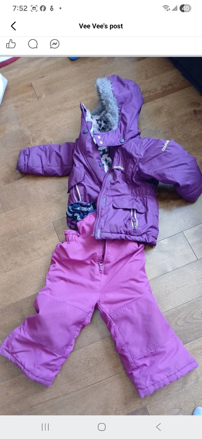 2t winter snow suit and jacket