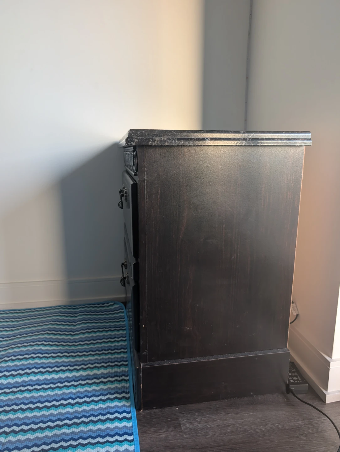 Storage table with Marble Top - photo 3