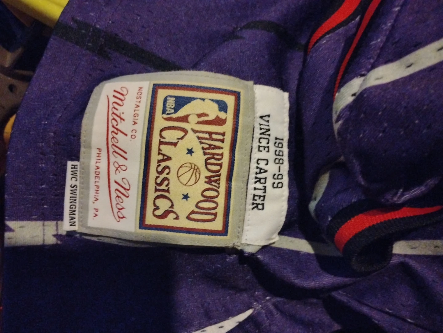 Mitchell & Ness Vince Carter Raptors 15 Jersey 3XLB - photo 3