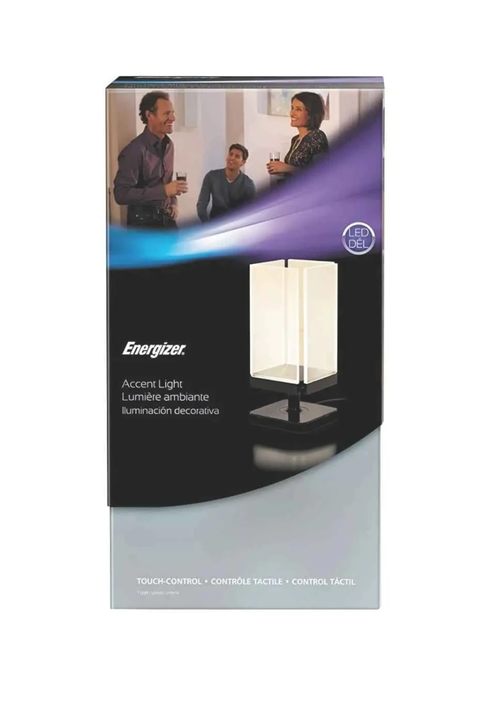 Energizer LED Accent Touch Lamp | Modern Decorative Table Light - photo 3