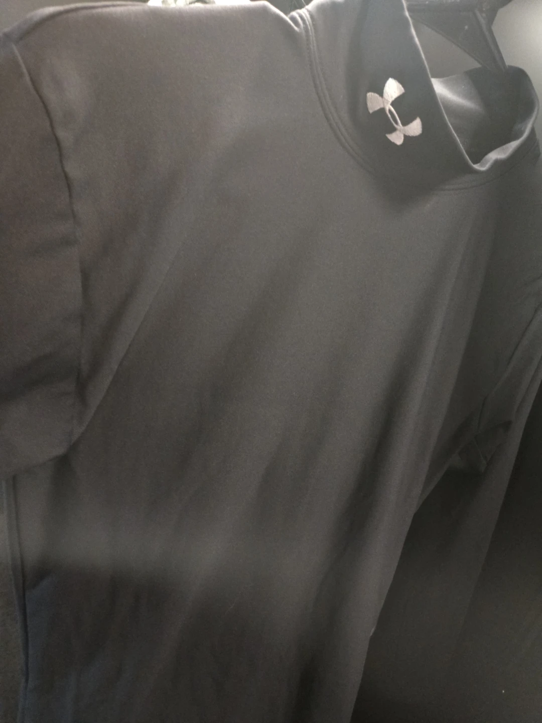 Under Armour Black Mock Neck Long Sleeve Shirt - photo 2