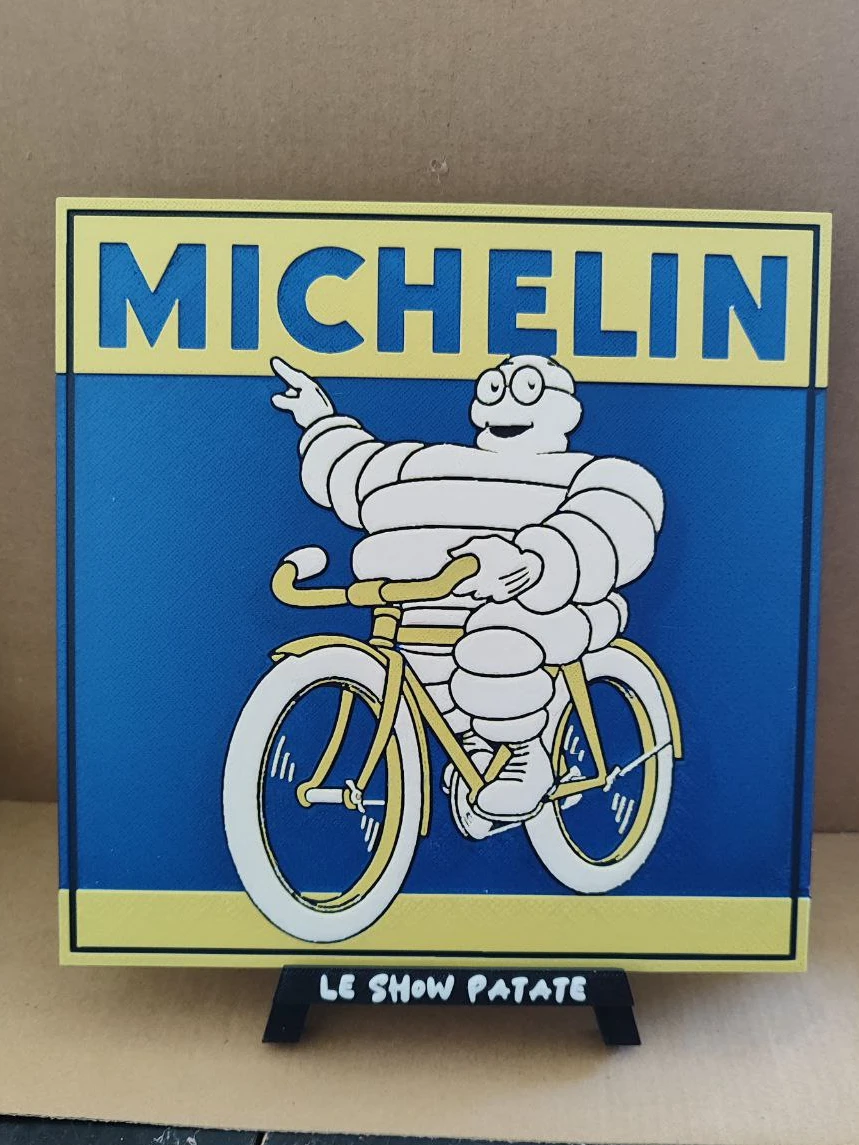 Michelin Man Bicycle Sign
