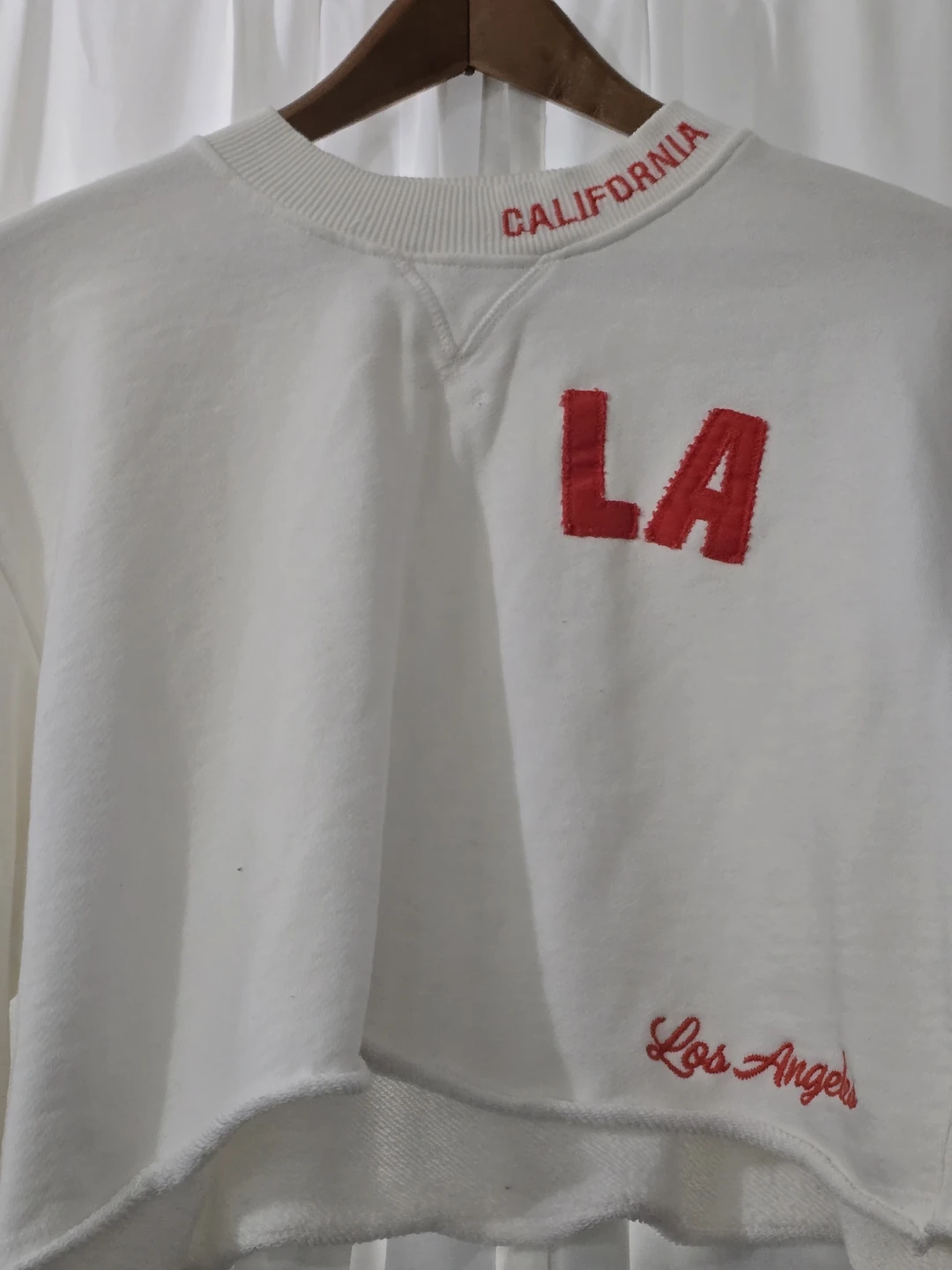 Zara LA California Cropped Sweatshirt Size S - photo 2
