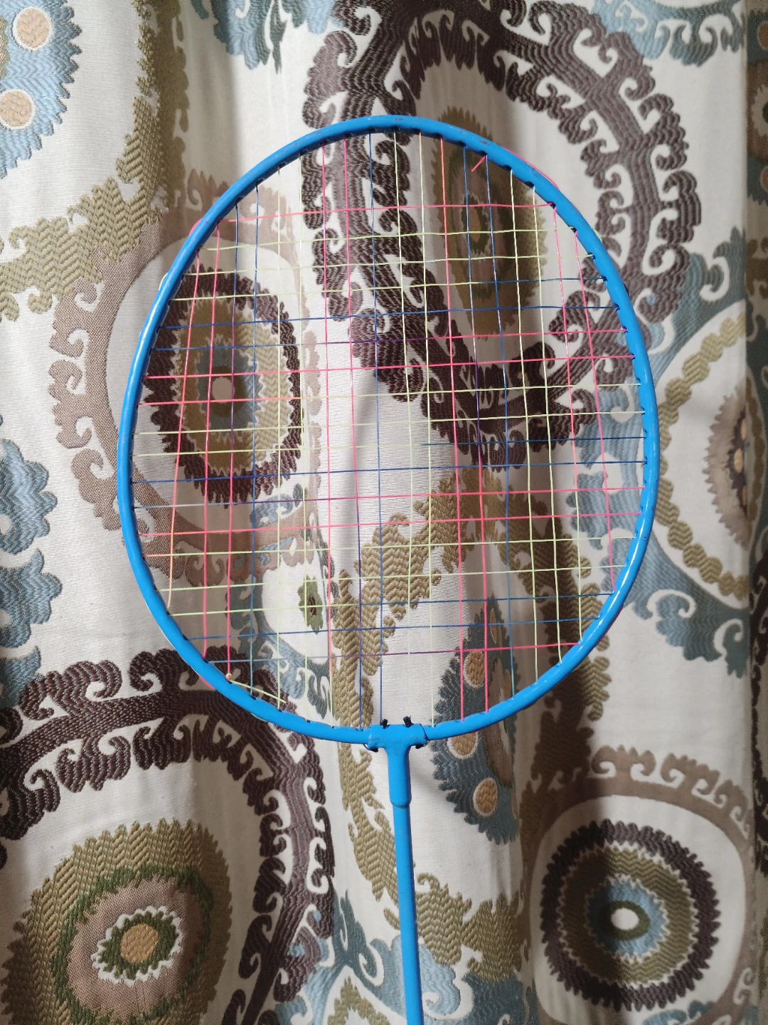 Blue Badminton Racquet