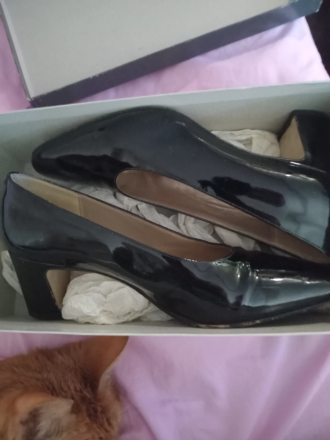 Elianna Black Patent Leather Heels - photo 2