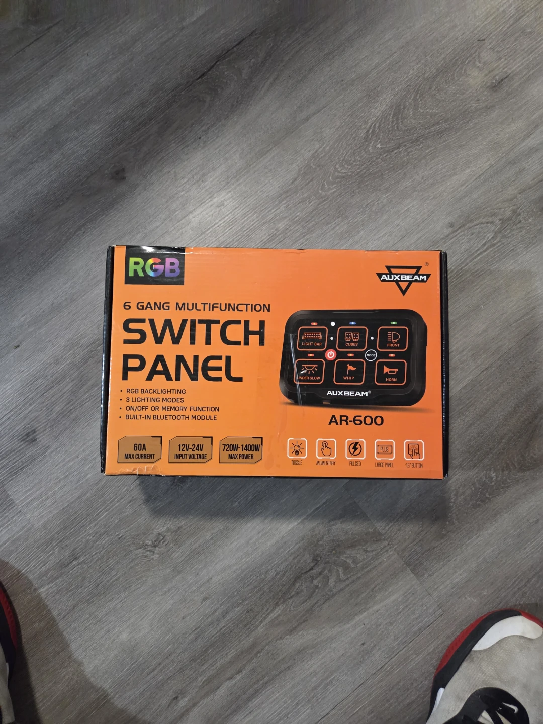 Auxbeam 6 Gang Multifunction Switch Panel AR-600