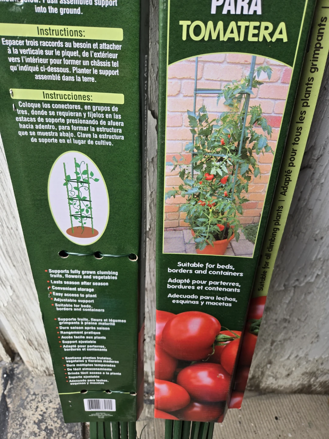 Schmidt Tomato Cage Support - 3 x 90cm Stakes - photo 3