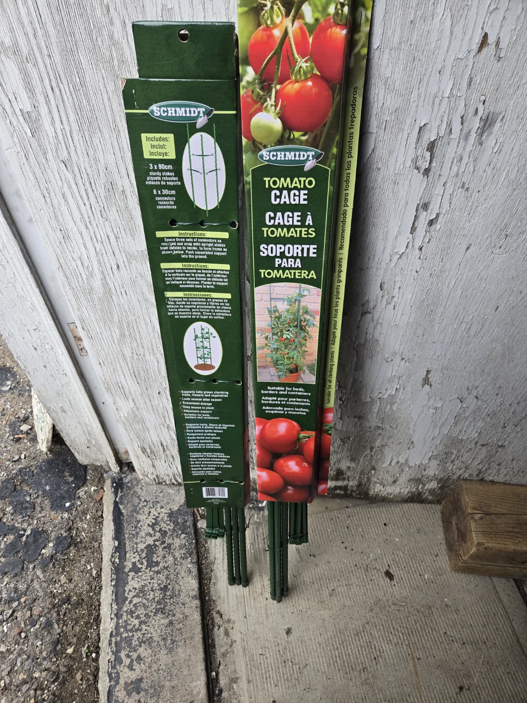 Schmidt Tomato Cage Support - 3 x 90cm Stakes - photo 4