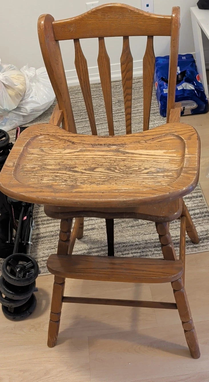 Wooden High Chair