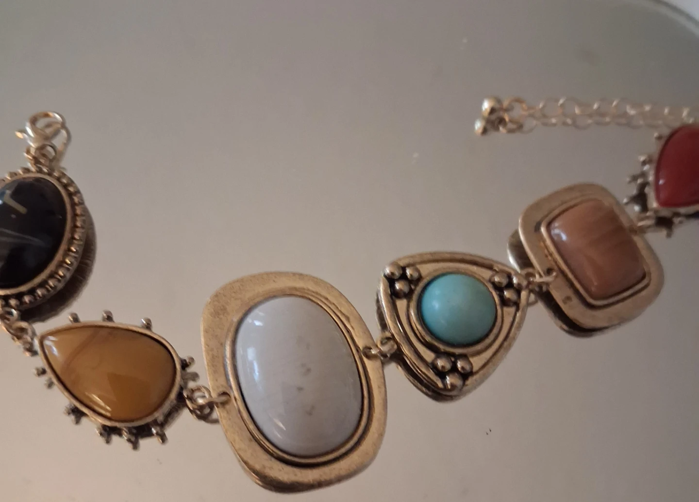 Assorted Gemstone Charm Bracelet - photo 3