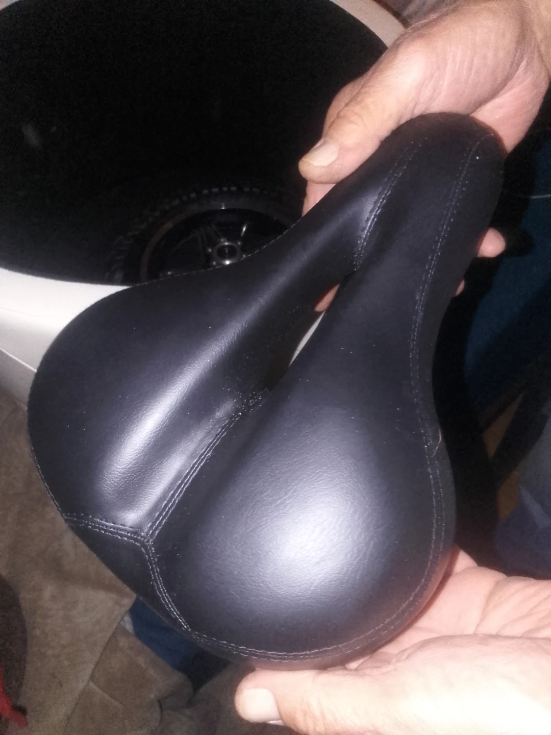 Black Bicycle Saddle