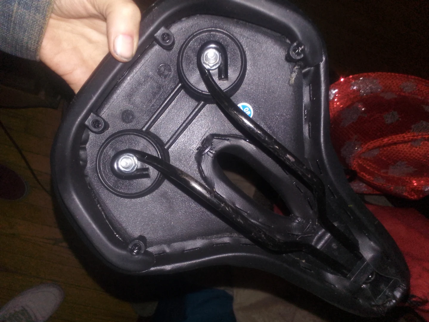 Black Bicycle Saddle - photo 2