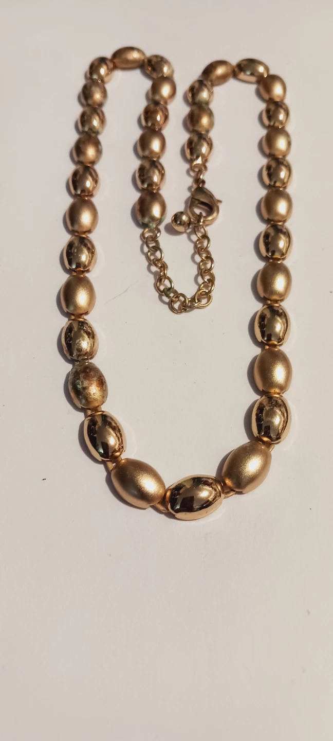 New !! Gold Tone Beaded Necklace - photo 2