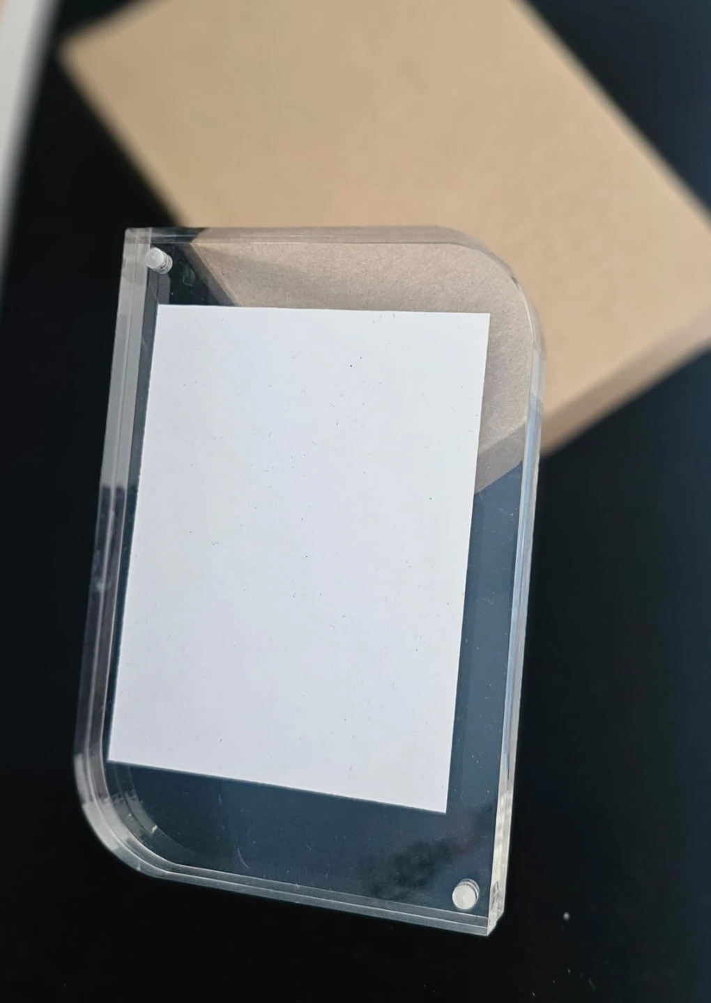 Clear Acrylic Photo Frame