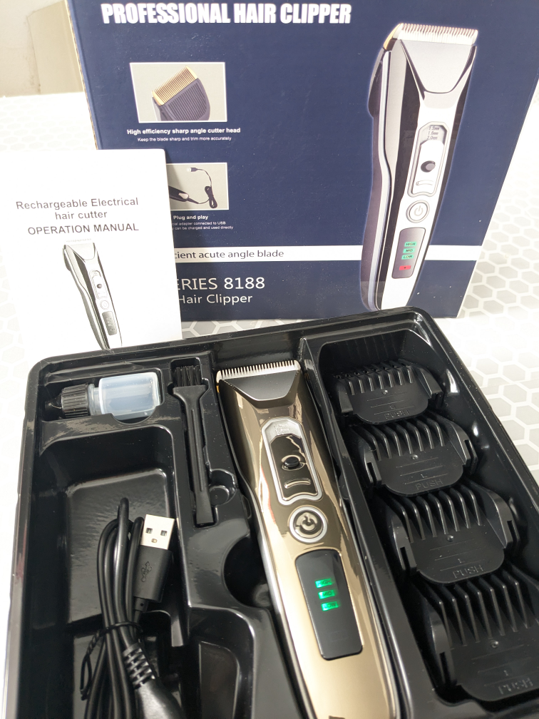 USB RECHARGEABLE Professional Hair Clipper Set