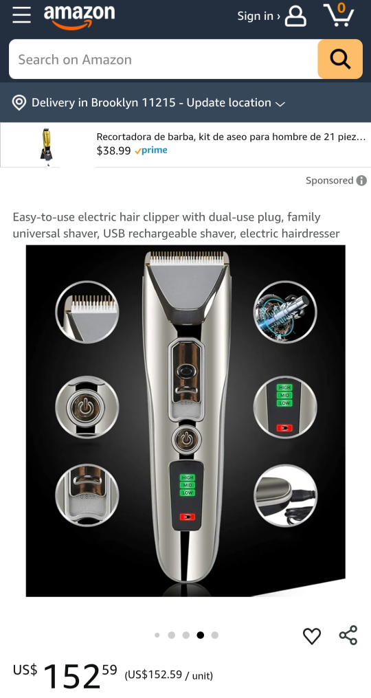 USB RECHARGEABLE Professional Hair Clipper Set - photo 2