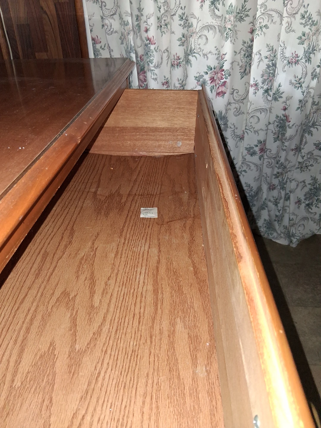 Wooden Dresser with Mirror - photo 2