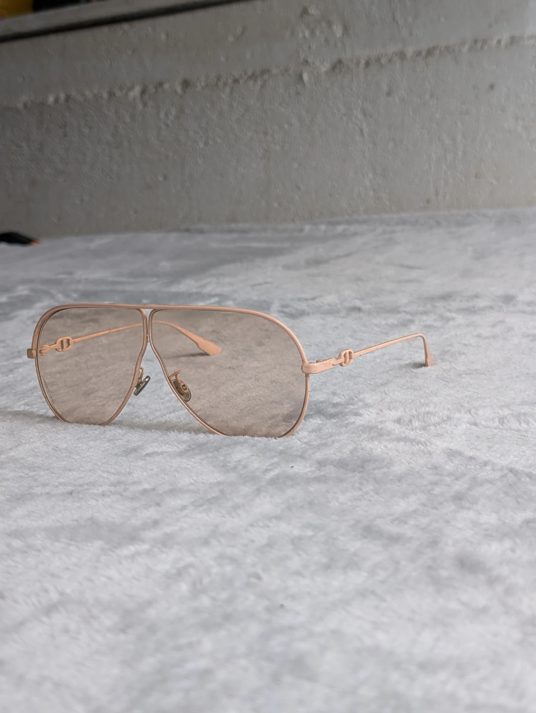Dior aviator sunglasses - rose gold - photo 3