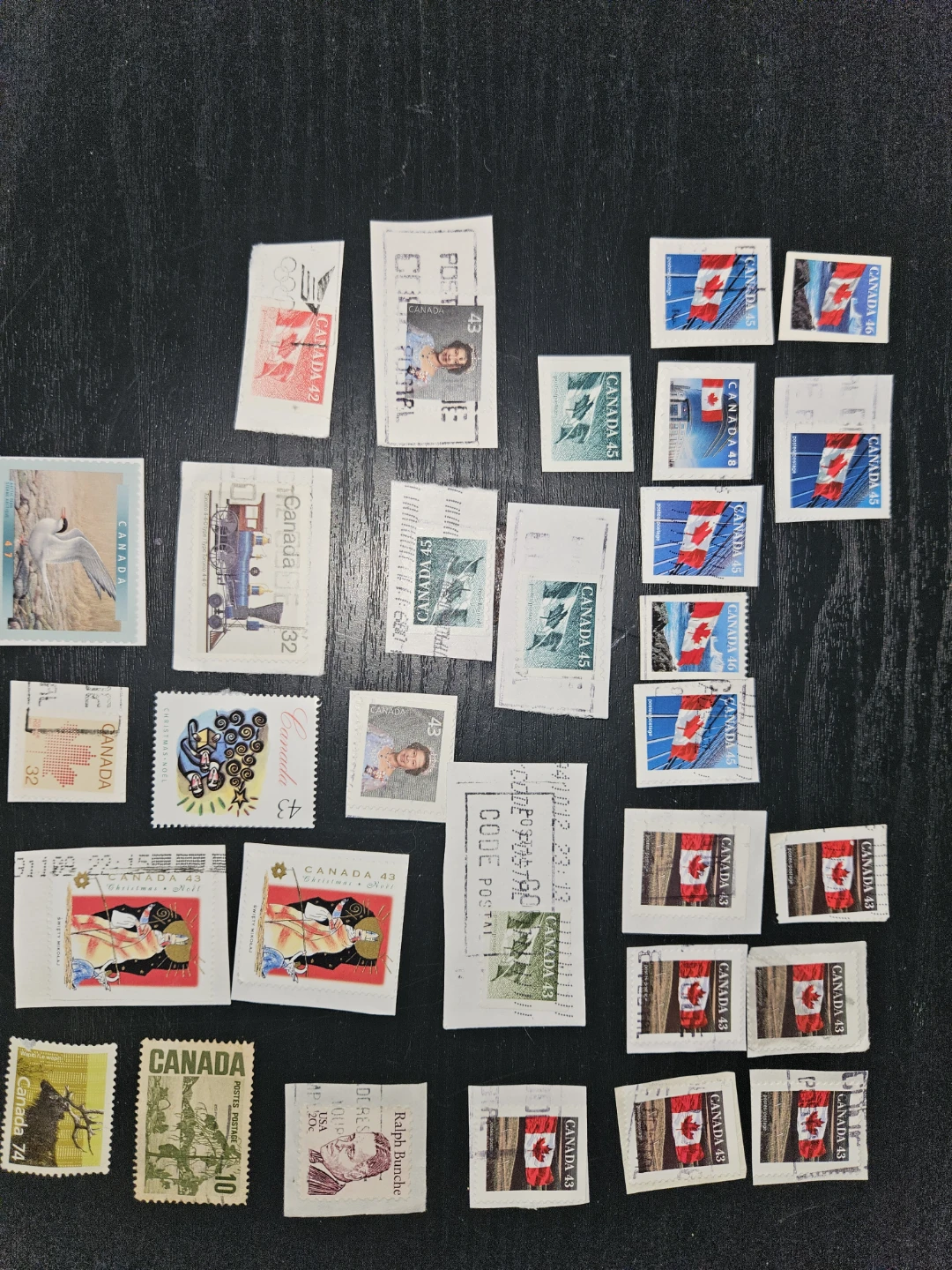 Collection of Canadian and US Postage Stamps - photo 2