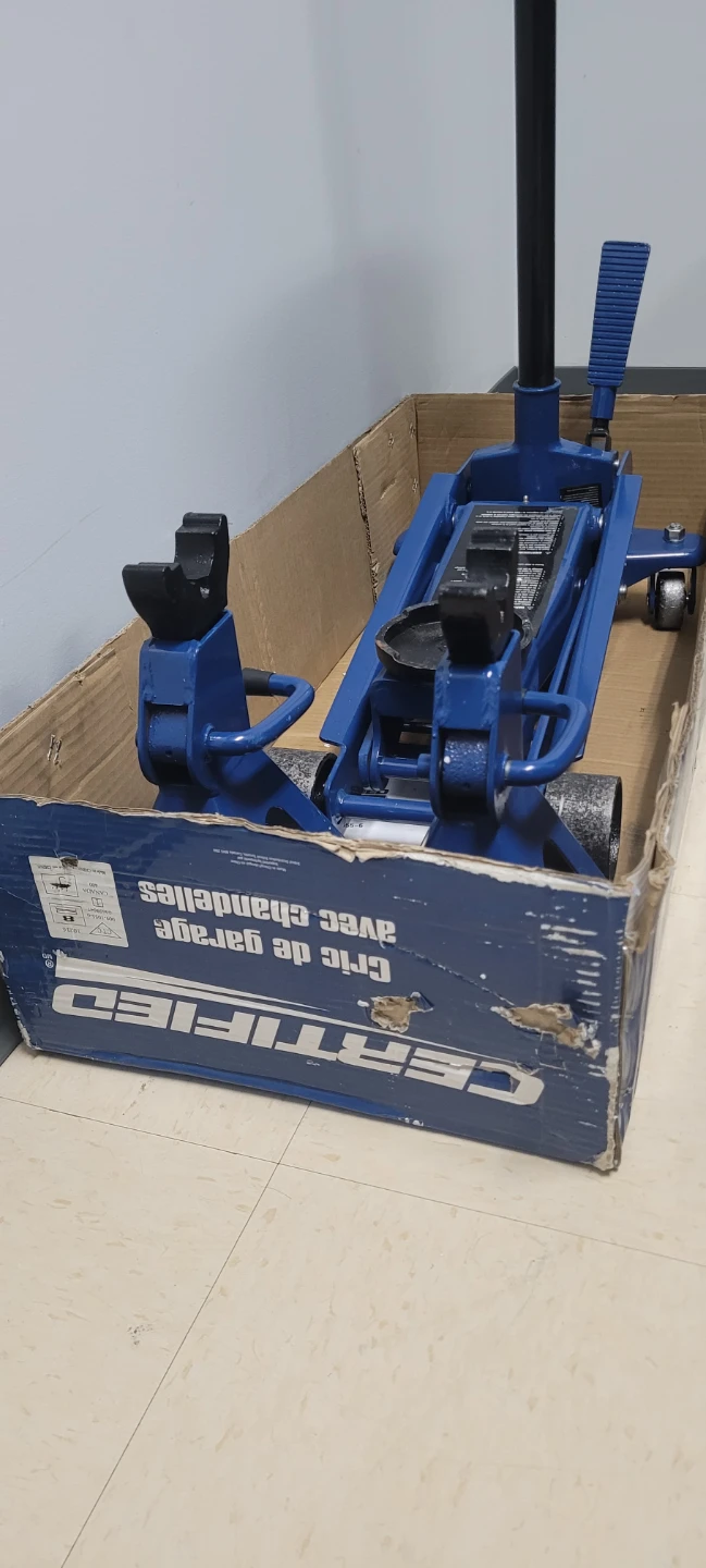 Certified Blue Hydraulic Floor Jack with Jack Stands