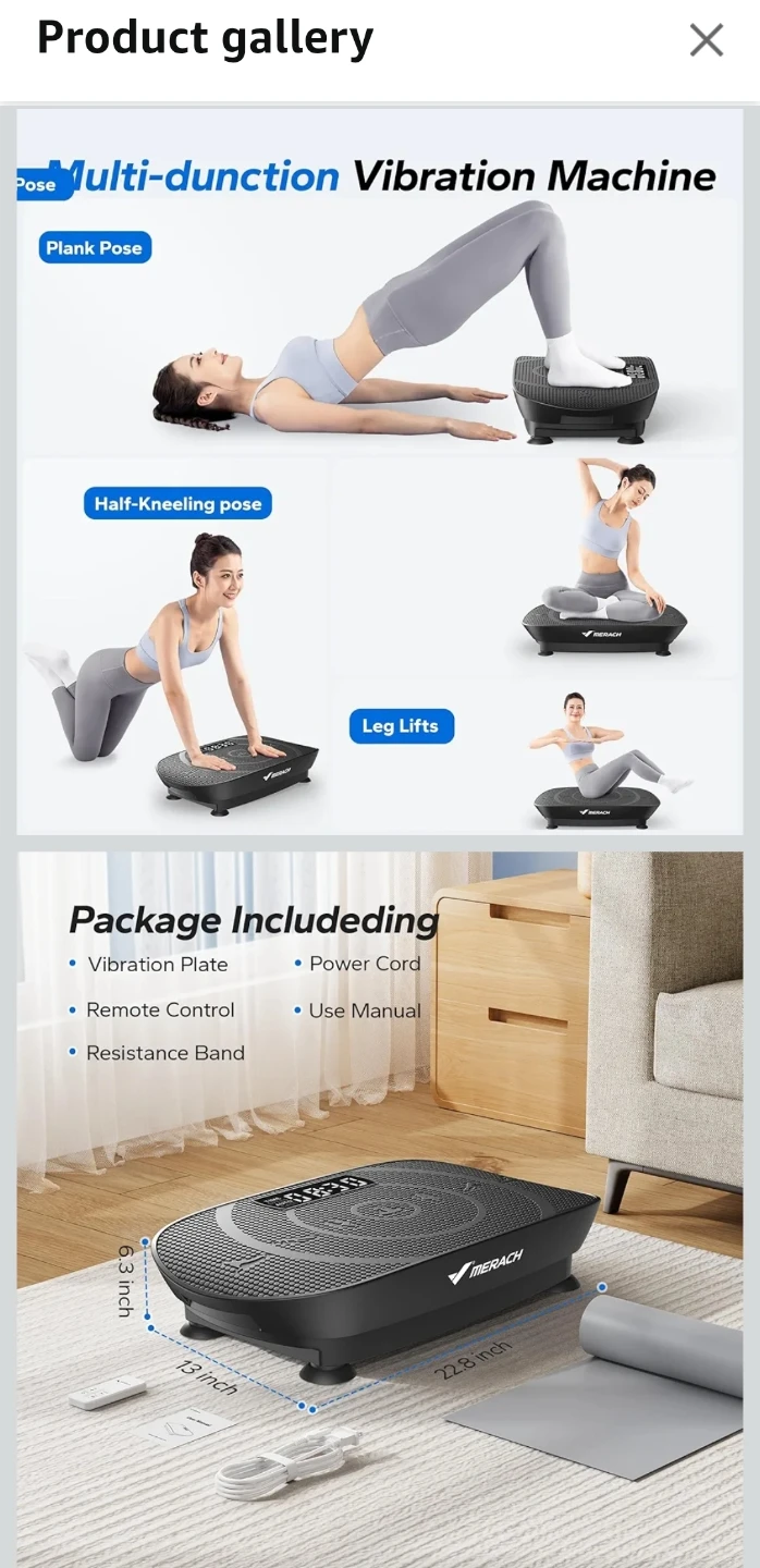 Merach Vibration Plate Exercise Machine - photo 5